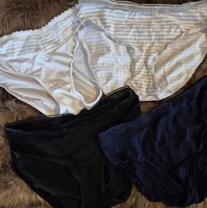 ❤️‍🔥4pc. Small Womens Lighty Worn Clean Panty Bundle